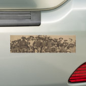 Oberst Roosevelt und sein Rough Riders Autoaufkleber (Auf Auto)