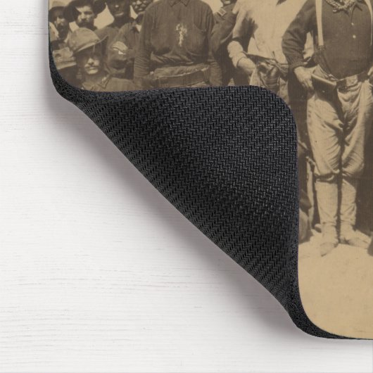 Oberst Roosevelt und sein Rough Riders Mousepad (Ecke)