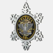 Oberst schneeflocken Zinn-Ornament (Rechts)