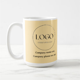 Oberst Senf Farbd Design Geschäft anpassen  Kaffeetasse