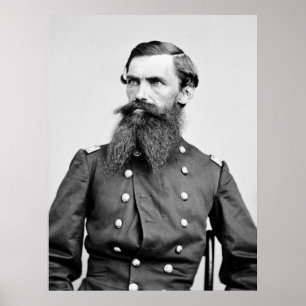 Oberst Strother, 3. WV-Kavallerie, 1860er Poster
