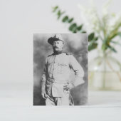 Oberst Theodore Roosevelt, 1898. Postkarte (Stehend Vorderseite)