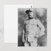 Oberst Theodore Roosevelt, 1898. Postkarte (Vorne/Hinten)
