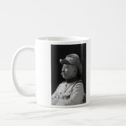Oberst Theodore Roosevelt ab 1898 Kaffeetasse (Links)