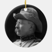 Oberst Theodore Roosevelt ab 1898 Keramikornament (Hinten)
