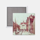 Oberst und Privat, erster kontinentaler Rhode Magnet (Vorderseite/Rückseite)