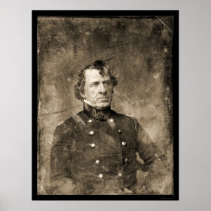 Oberst William Gates Daguerreotype 1847 Poster