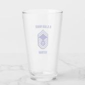 Oberstabsfeldwebel USAF Glas Tasse (Rückseite)