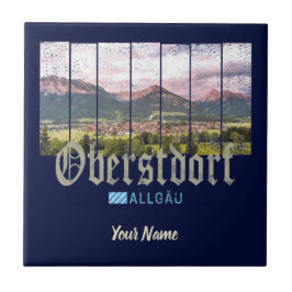 Oberstdorf Allgäu Vintag Bayern Deutschland Souven Fliese
