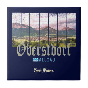 Oberstdorf Allgäu Vintag Bayern Deutschland Souven Fliese