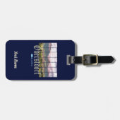 Oberstdorf Allgäu Vintag Bayern Deutschland Souven Gepäckanhänger (Vorderseite horizontal)