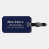 Oberstdorf Allgäu Vintag Bayern Deutschland Souven Gepäckanhänger (Rückseite horizontal)