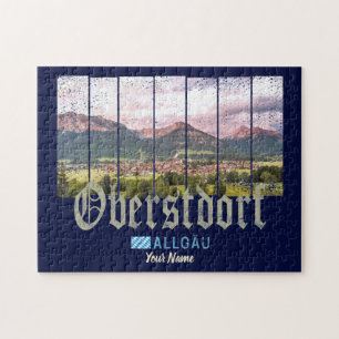 Oberstdorf Allgäu Vintage Bayern Deutschland Souve Puzzle