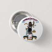 Oberste Abgabe WAHRER FREIHEIT Knopf (RD/BL/GD) Button (Vorne & Hinten)