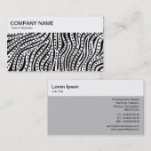oberste Ebene - Abstrakt Gezeichnet Visitenkarte (Vorne/Hinten)