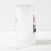 Oberste gerichtliche Krankenschwester Mattglas Bierglas (Mittel)