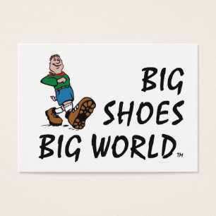 OBERSTE große Schuh-große Welt