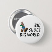 OBERSTE große Schuh-große Welt Button (Vorne & Hinten)