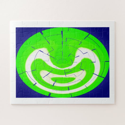 Oberste grüne Kunst Puzzle (Horizontal)