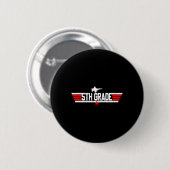 Oberste Klasse 5. Fünfte Klasse Byck Zur Schule Er Button (Vorne & Hinten)