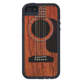 Oberste Mahagoniakustikgitarre Case-Mate iPhone Hülle