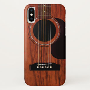 Oberste Mahagoniakustikgitarre Case-Mate iPhone Hülle