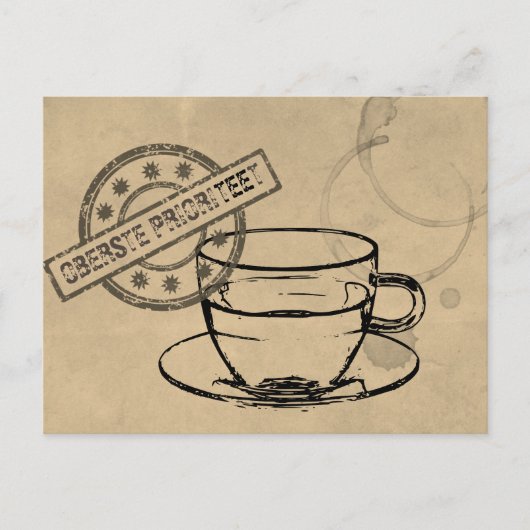 Oberste Prioriteet Postkarte (Vorderseite)