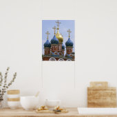 Oberste russisch-orthodoxe Kirche in Russland Poster (Küche)