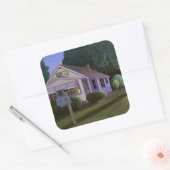 Oberste Treppe 2006 Quadratischer Aufkleber (Umschlag)