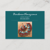 Oberste Visitenkarteschablone Paisleys Visitenkarte (Rückseite)