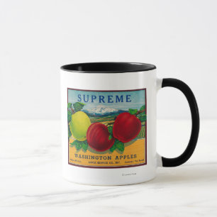 Oberster Apple-Aufkleber - Washington-Staat Tasse
