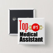 Oberster Assistenzarzt Button (Vorne & Hinten)