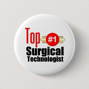 Oberster chirurgischer Technologe Button