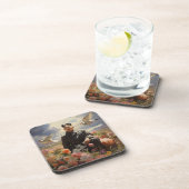 Oberster Führer Kim Jong Un Getränkeuntersetzer (Rechte Seite)