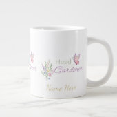 Oberster Gärtner Floral, Muttertag, Geburtstag Jumbo-Tasse (Rechts)