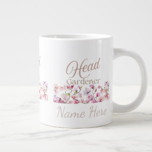 Oberster Gärtner Florales Muttertags- und Geburtst Jumbo-Tasse