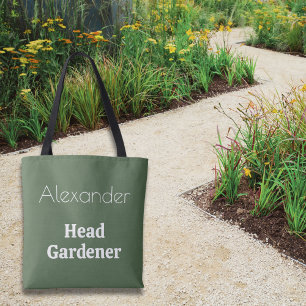 Oberster Gärtner Grüne Gartenarbeit Thema Personal Tasche