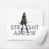 OBERSTER gerader Pfeil Mousepad (Mit Mouse)