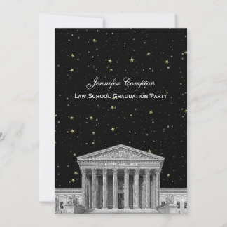 Oberster Gerichtshof Etch3 DIY BG Color V Law Scho Einladung