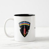 Oberster Hauptsitz von SHAEF - Not leidend Zweifarbige Tasse (Links)