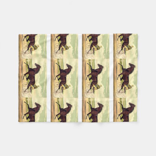 OBERSTER mürrischer Champion Fleecedecke (Vorderseite (Horizontal))