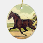 OBERSTER mürrischer Champion Keramikornament (Links)