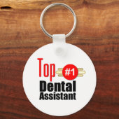 Oberster Zahnarztassistent Schlüsselanhänger (Vorderseite)