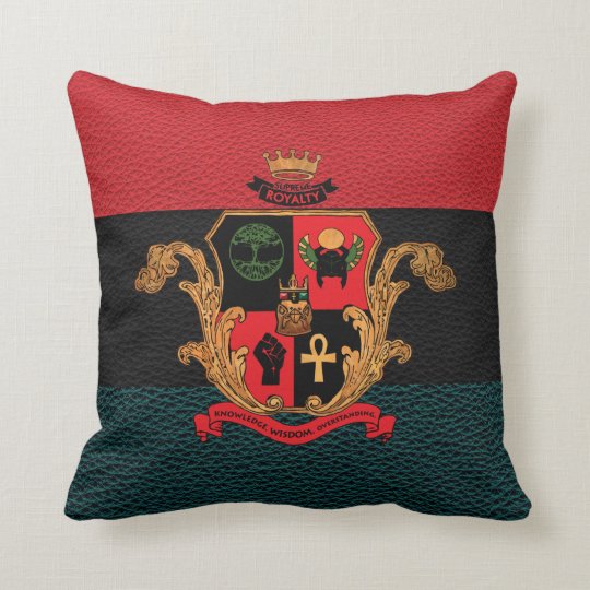 Oberstes Abgabe Adel Wappen Kissen Tri Kissen Zazzle De