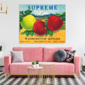 Oberstes Apple-Label - Staat in Washington Leinwanddruck (Insitu (Wohnzimmer))