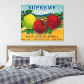 Oberstes Apple-Label - Staat in Washington Leinwanddruck (Insitu (Schlafzimmer))