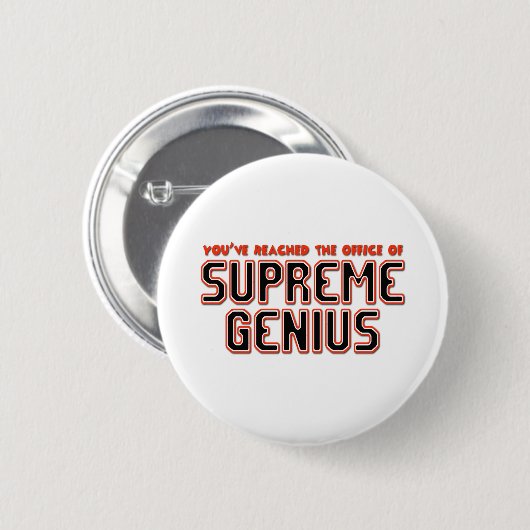 Oberstes Genie Button (Vorne & Hinten)
