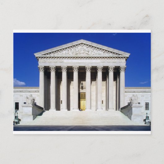 Oberstes Gericht der USA Postkarte (Vorderseite)