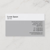 oberstes Panel - Cyclades Lane Business Card Visitenkarte (Rückseite)