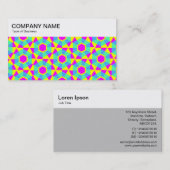 oberstes Panel - Geometrisches Muster 060614(2) Bu Visitenkarte (Vorne/Hinten)
